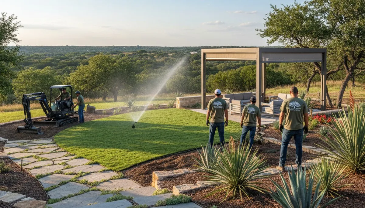 Landscaping service in San Antonio, TX for residential and commercial outdoor maintenance