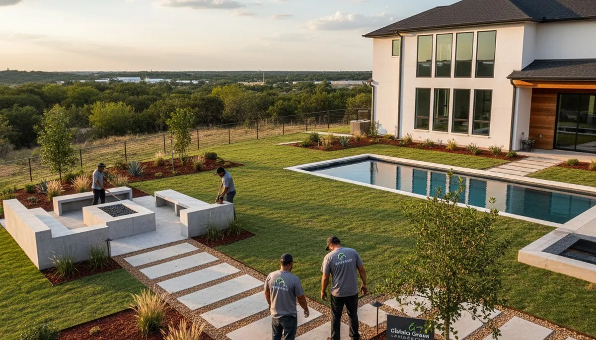Landscaping service in San Antonio, TX for residential and commercial outdoor maintenance