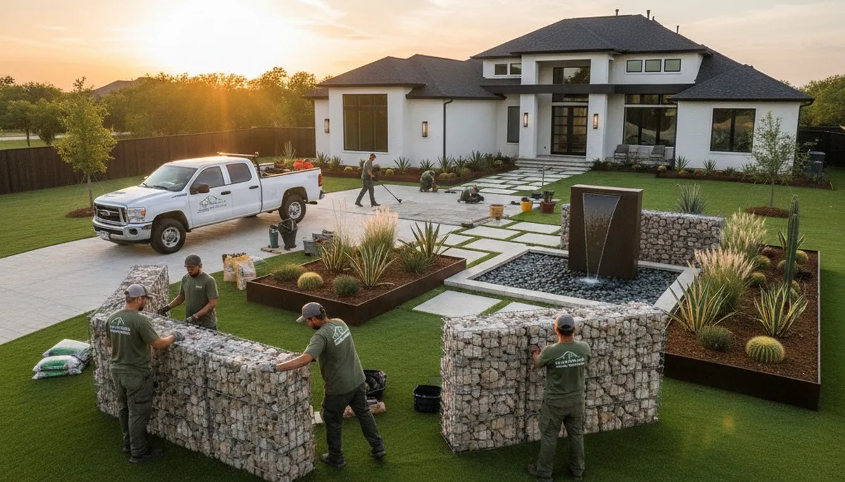 San Antonio, TX landscaping service for residential and commercial yard maintenance