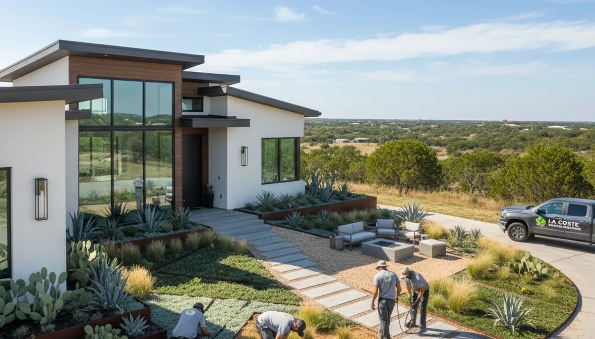 Landscaping services in San Antonio, TX by a professional local landscaping company